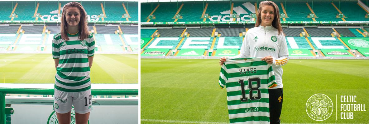 Caitlin Hayes signs for the Hoops