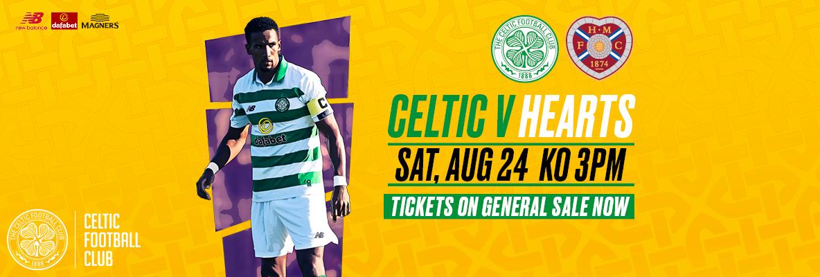 Celtic v hearts – tickets on sale now! Plan ahead with the hoops