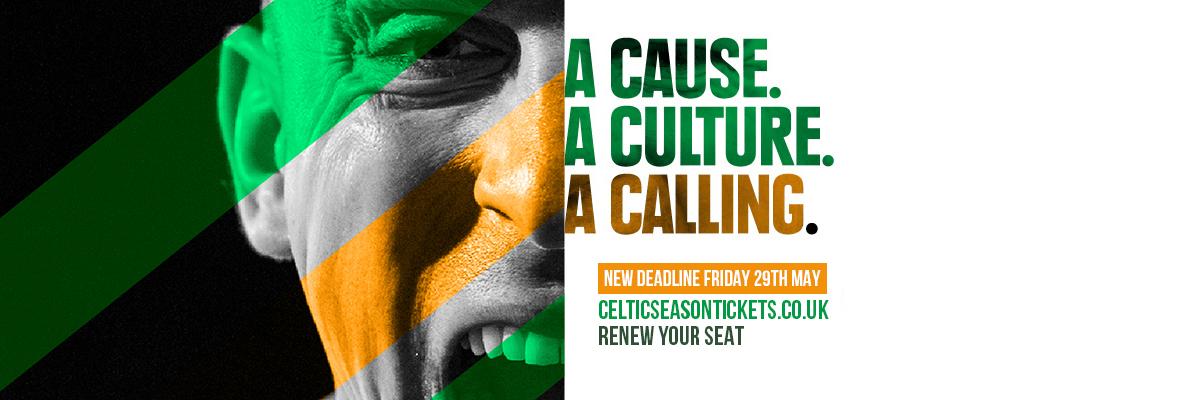 New season ticket deadline – Friday, May 29