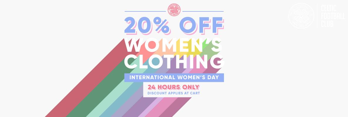 20% off women’s fashion this International Women’s Day