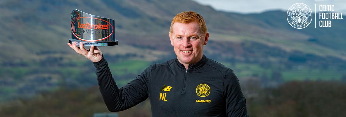 Neil Lennon credits players for Manager of the Month award