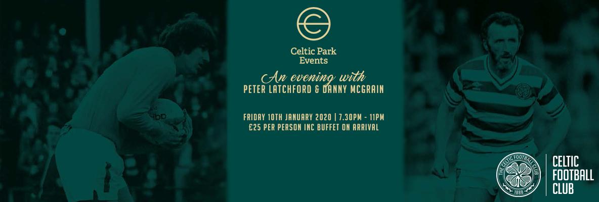 Tickets on sale for Evening with Peter Latchford & Danny McGrain