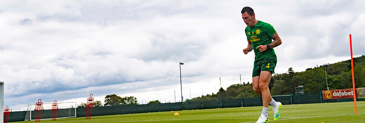 Scott Brown: it was great to get back on the grass at Lennoxtown 