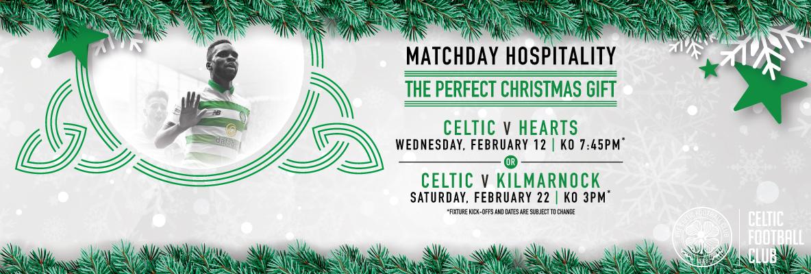 Give the gift of Celtic this Christmas: Book festive hospitality now