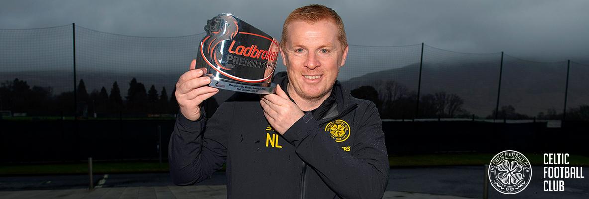 Neil Lennon wins Premiership Manager of the Month for November 