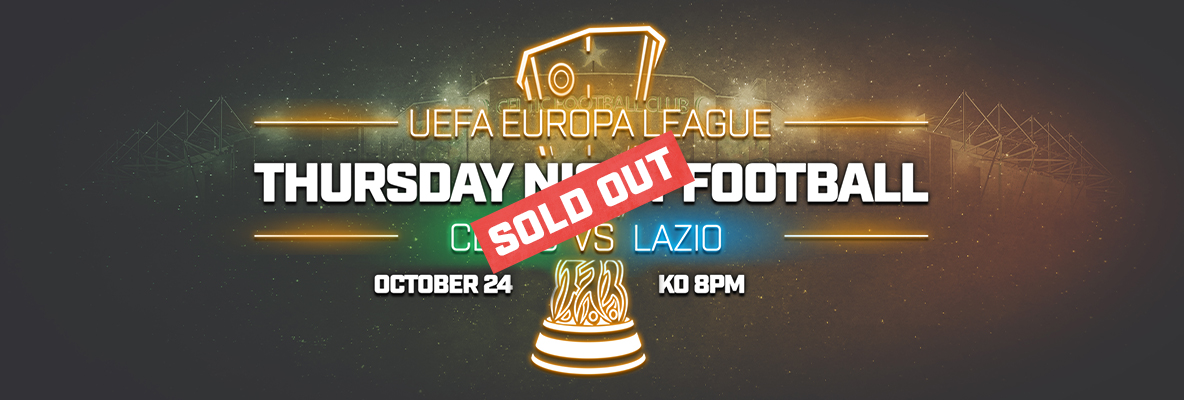Standard Lazio tickets sold out – limited hospitality remaining