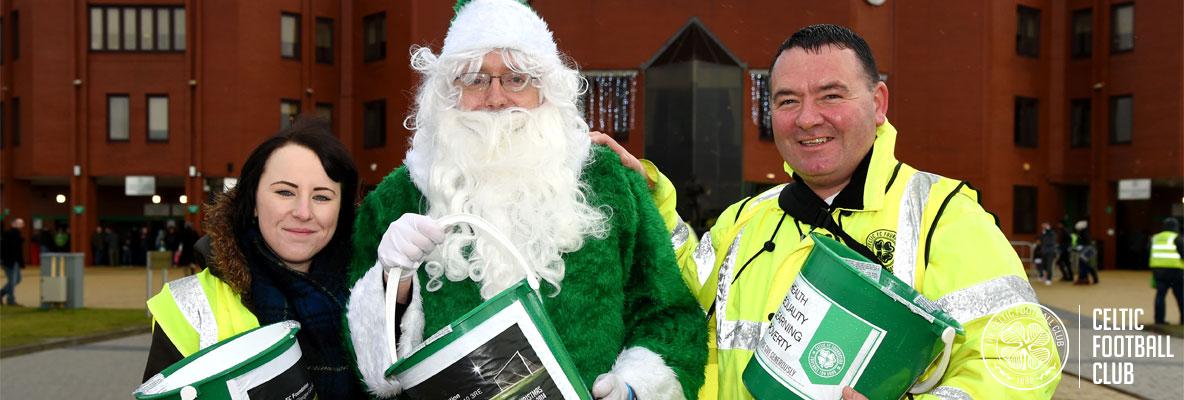 Celtic FC Foundation’s Bucket Collection at Hibs match on Sunday