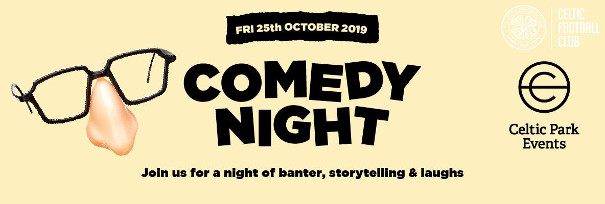 Celtic Park Comedy Night: One Week To Go