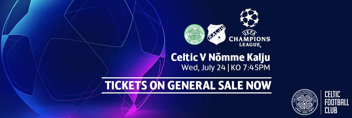 Buy online and print at home for Celtic v Nomme Kalju
