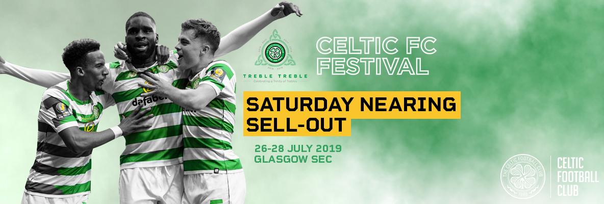 Saturday at the festival heading for sell-out!