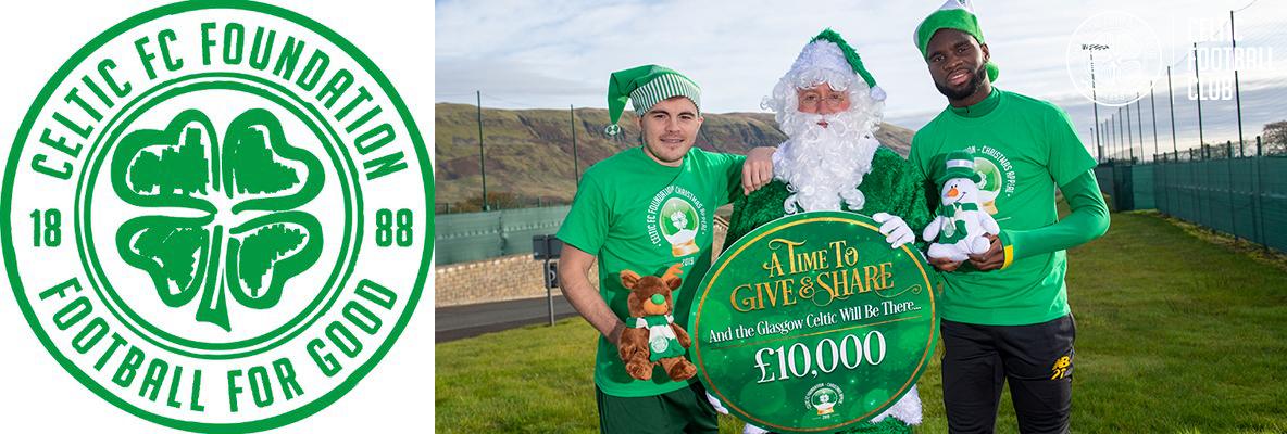 Celtic kick off Foundation’s Christmas Appeal with £10,000 donation