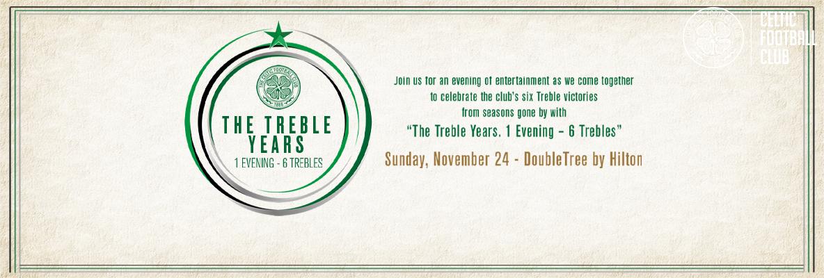 Join us as we celebrate ‘The Treble Years. 1 evening - 6 trebles’ 
