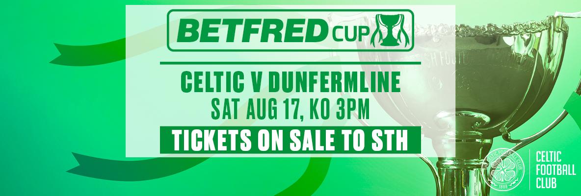 League Cup tickets on sale now – Celtic v Dunfermline