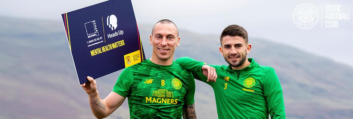 Celtic supporting mental health campaign at Scottish Cup tie