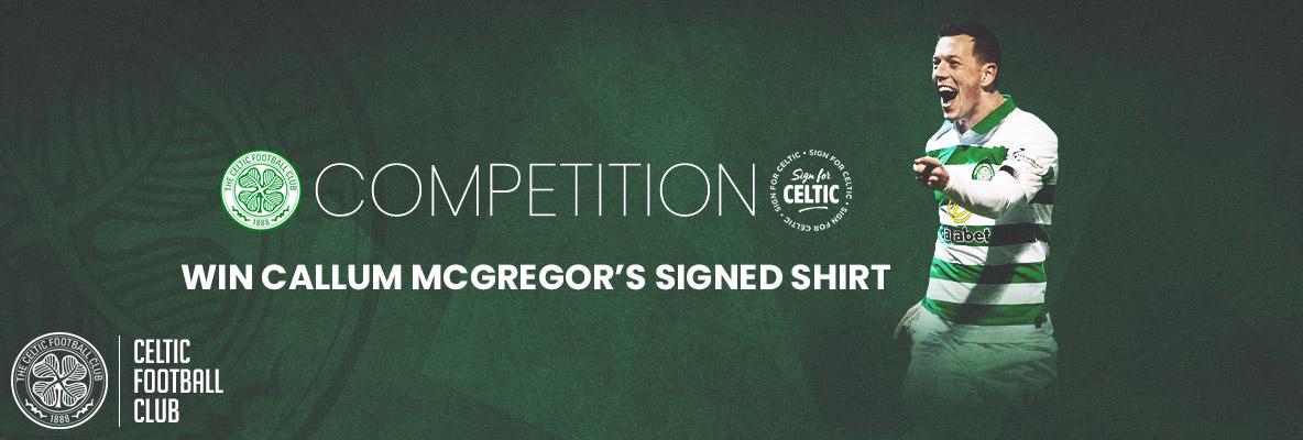 Last chance to win Callum McGregor’s signed shirt!
