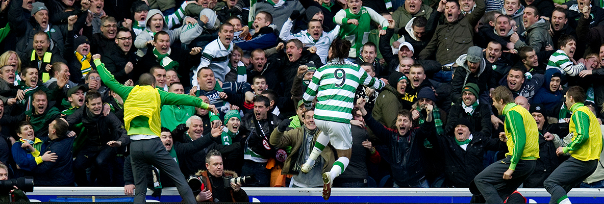 Nine-in-a-row: Samaras at the double to win Glasgow Derby