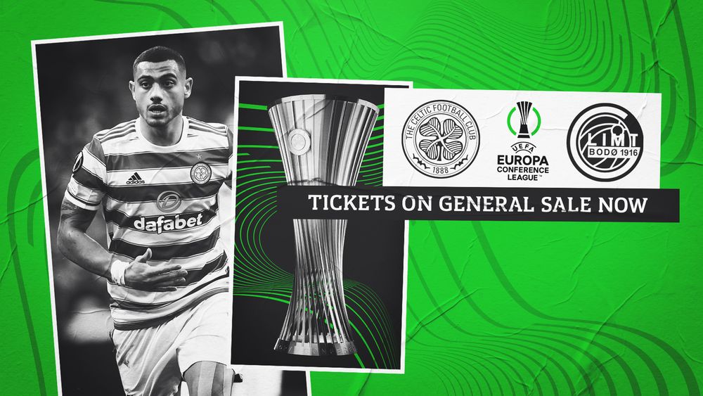 European knockout football is back at Celtic Park: Tickets on general sale for Celtic v Bodø/Glimt