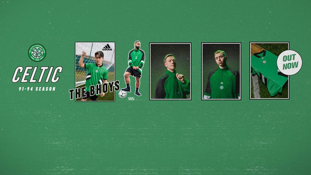 adidas football Icons collection x Celtic FC on sale now
