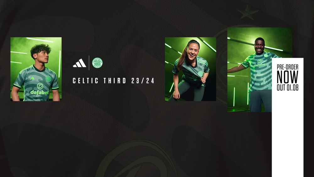 Celtic 23/24 Adidas Third Kit » Kit Launch
