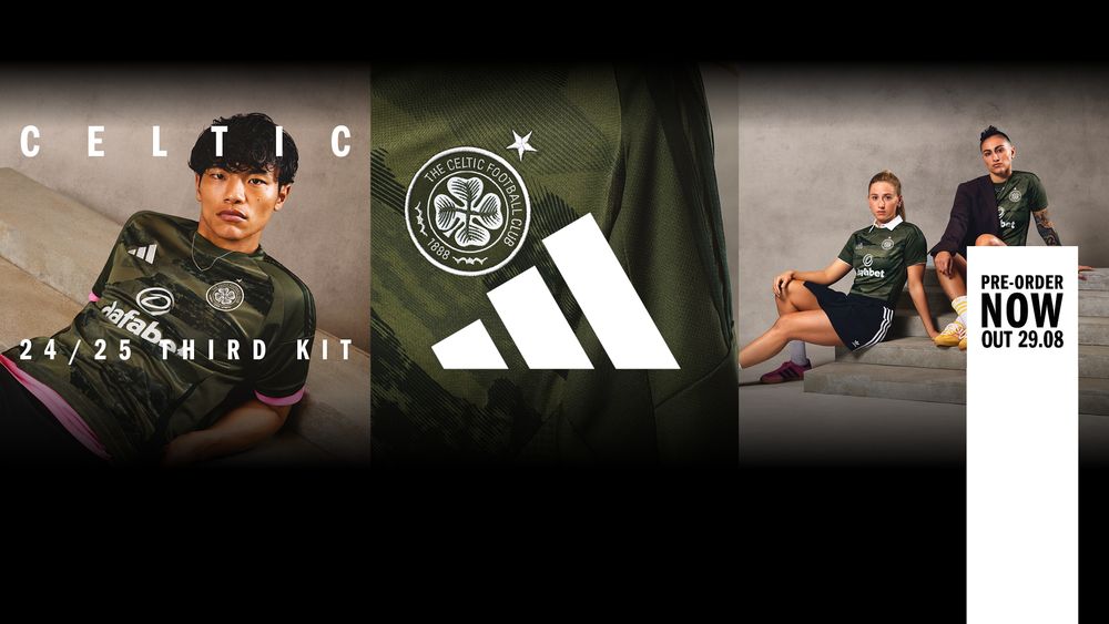adidas x Celtic FC reveal 2024/25 Third Kit - Pre-order now
