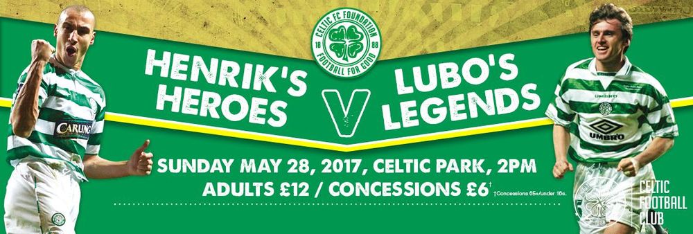 Écharpe Supporter Celtic – Henriks Heroes V Lubos Legends – 28 Mai 2017 – Occasion