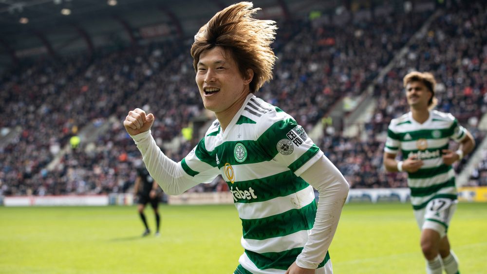 Celtic win Scottish Premiership title after victory over Hearts - The  Athletic