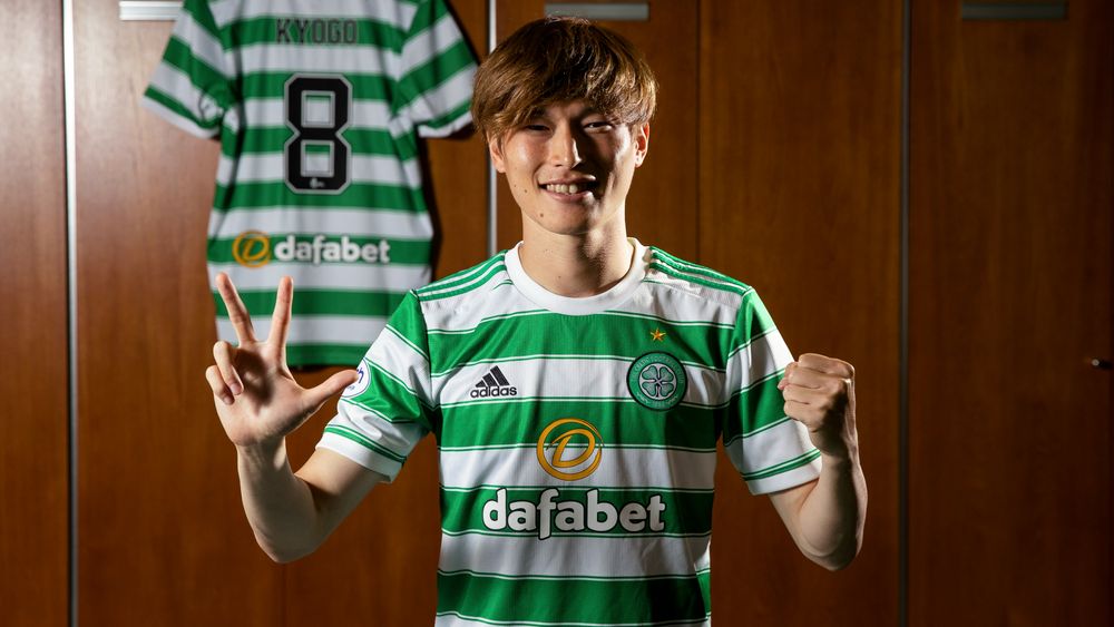 セルティックユニフォーム 古橋 8番 adidas セルティック 22/23 ユニフォーム ホーム 半袖 レプリカ